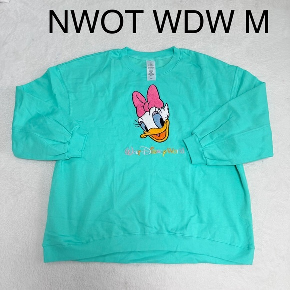 Disney Teal Crewneck Sweatshirt - Picture 9 of 15